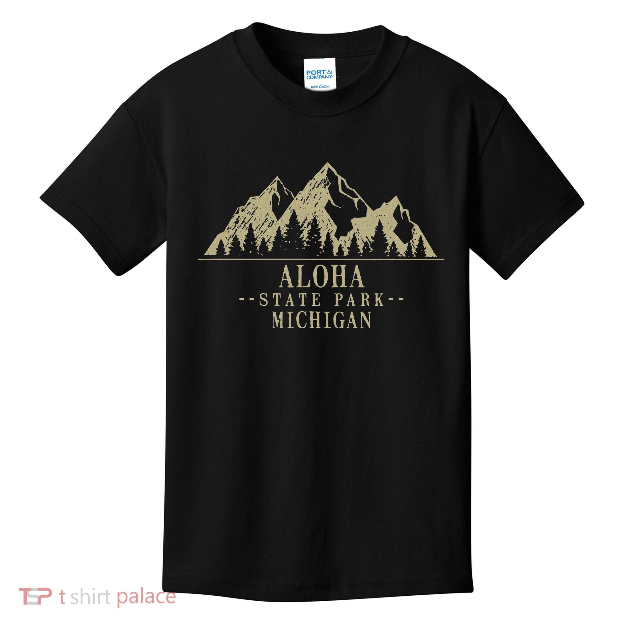 Michigan Aloha State Park Kids T-Shirt