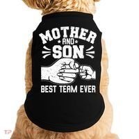 Mother And Son Best Team Ever Sons Mom Matching Mother's Day  Doggie Tank thumb 0