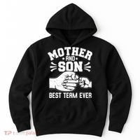 Mother And Son Best Team Ever Sons Mom Matching Mother's Day  Hoodie thumb 0