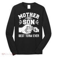 Mother And Son Best Team Ever Sons Mom Matching Mother's Day  Long Sleeve Shirt thumb 0