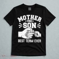 Mother And Son Best Team Ever Sons Mom Matching Mother's Day  T-Shirt thumb 5