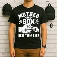 Mother And Son Best Team Ever Sons Mom Matching Mother's Day  T-Shirt thumb 6