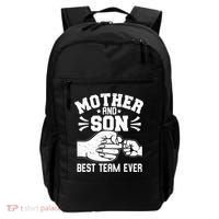Mother And Son Best Team Ever Sons Mom Matching Mother's Day  Backpack thumb 0