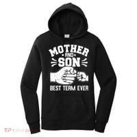 Mother And Son Best Team Ever Sons Mom Matching Mother's Day  Women's Hoodie thumb 0