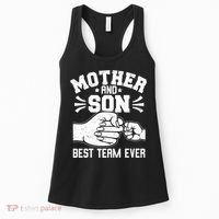 Mother And Son Best Team Ever Sons Mom Matching Mother's Day  Women's Tank Top thumb 0