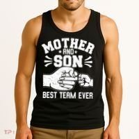 Mother And Son Best Team Ever Sons Mom Matching Mother's Day  Tank Top thumb 3