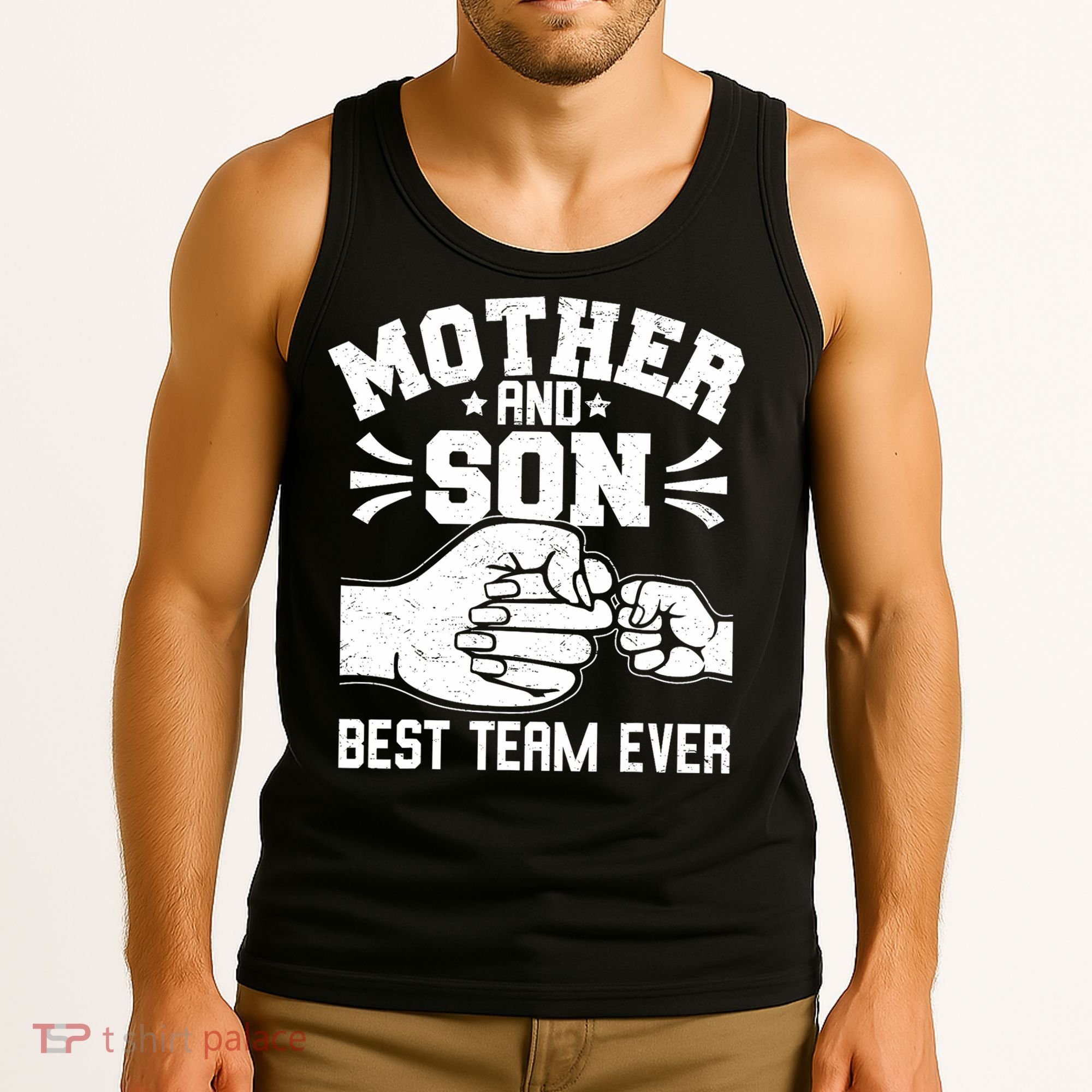 Mother And Son Best Team Ever Sons Mom Matching Mother's Day  Tank Top