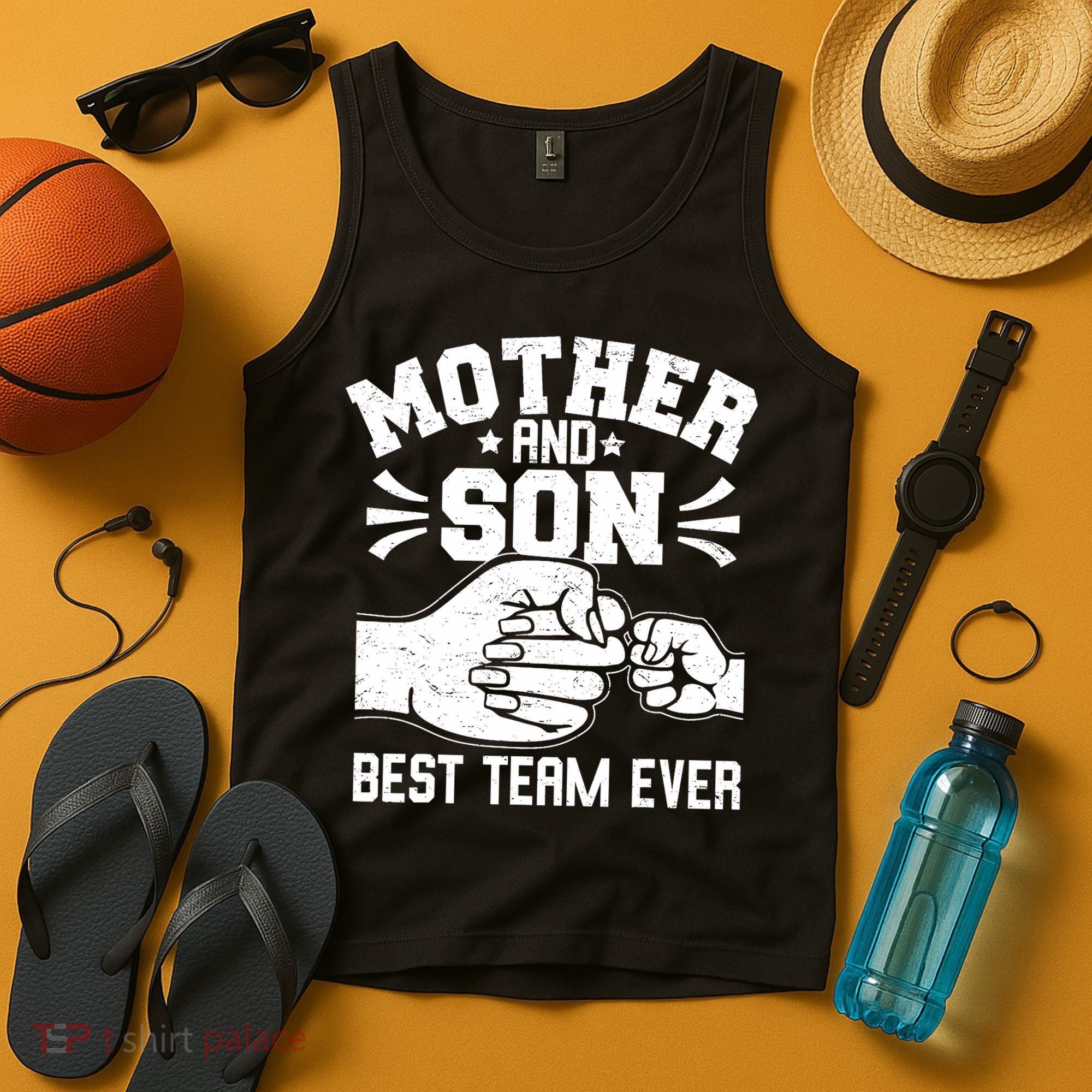 Mother And Son Best Team Ever Sons Mom Matching Mother's Day  Tank Top