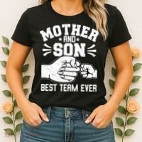 Mother And Son Best Team Ever Sons Mom Matching Mother's Day  Women's T-Shirt thumb 2