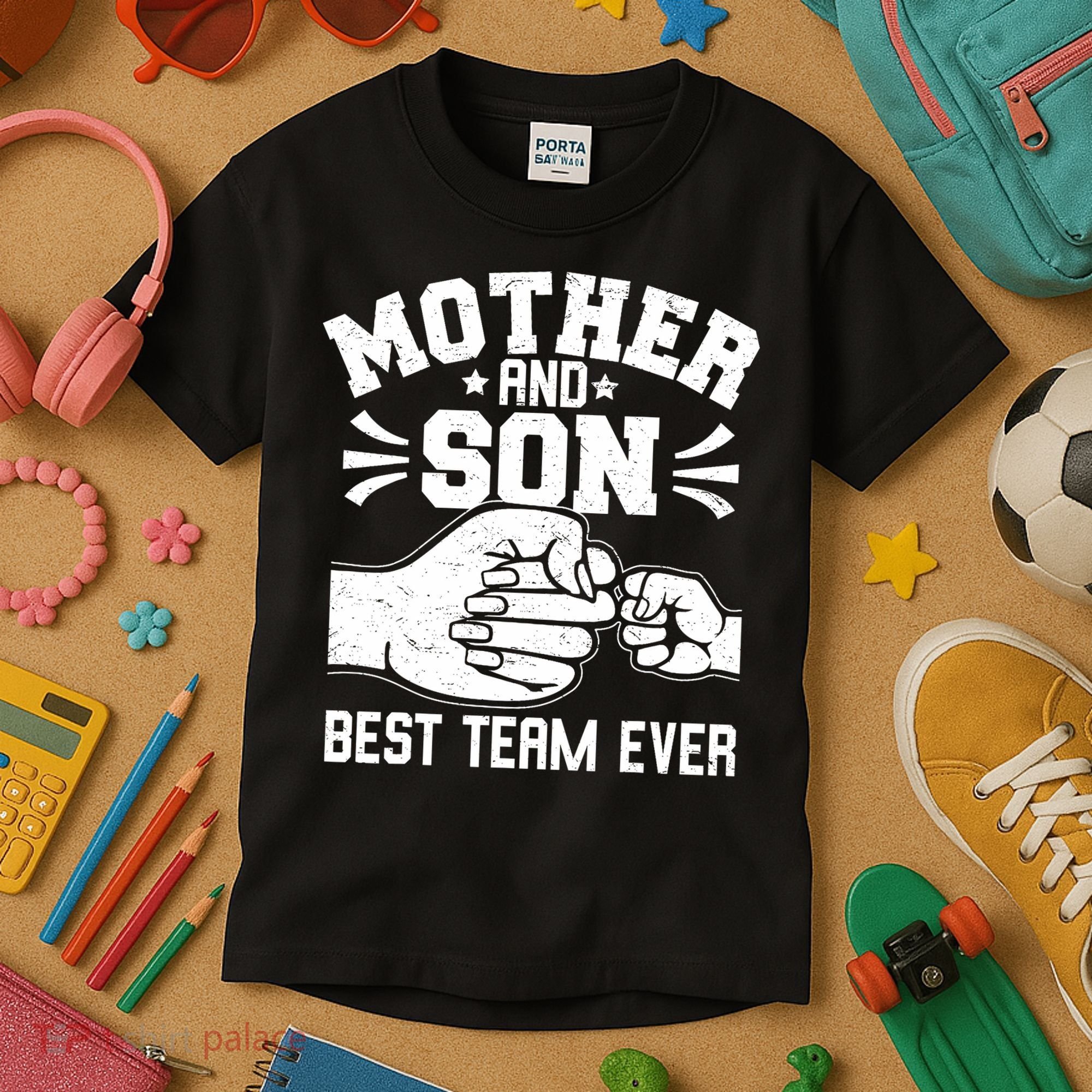 Mother And Son Best Team Ever Sons Mom Matching Mother's Day  Kids T-Shirt