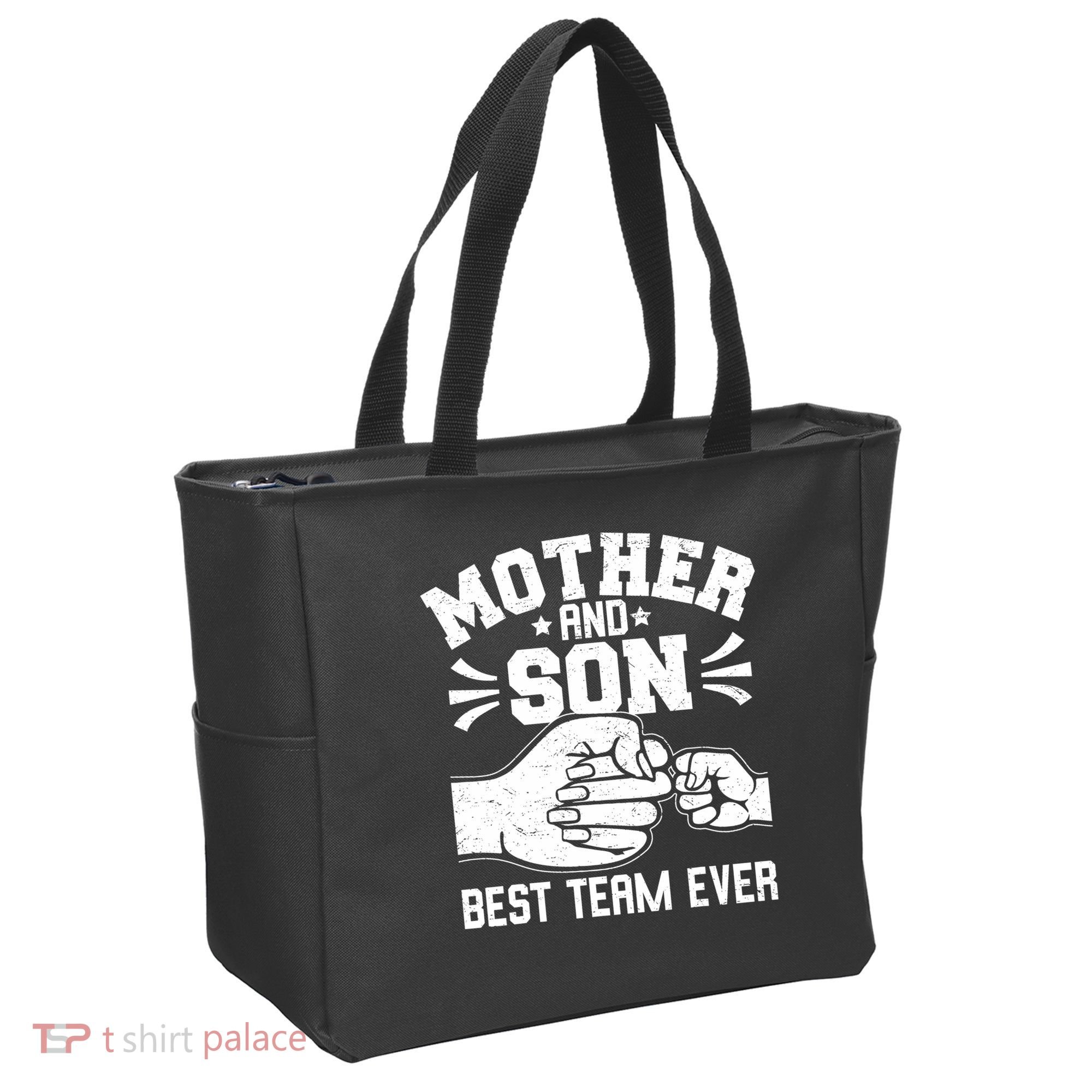 Mother And Son Best Team Ever Sons Mom Matching Mother's Day  Tote Bag