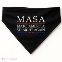 MASA Make America Straight Again USA-Made Doggie Bandana thumb 0