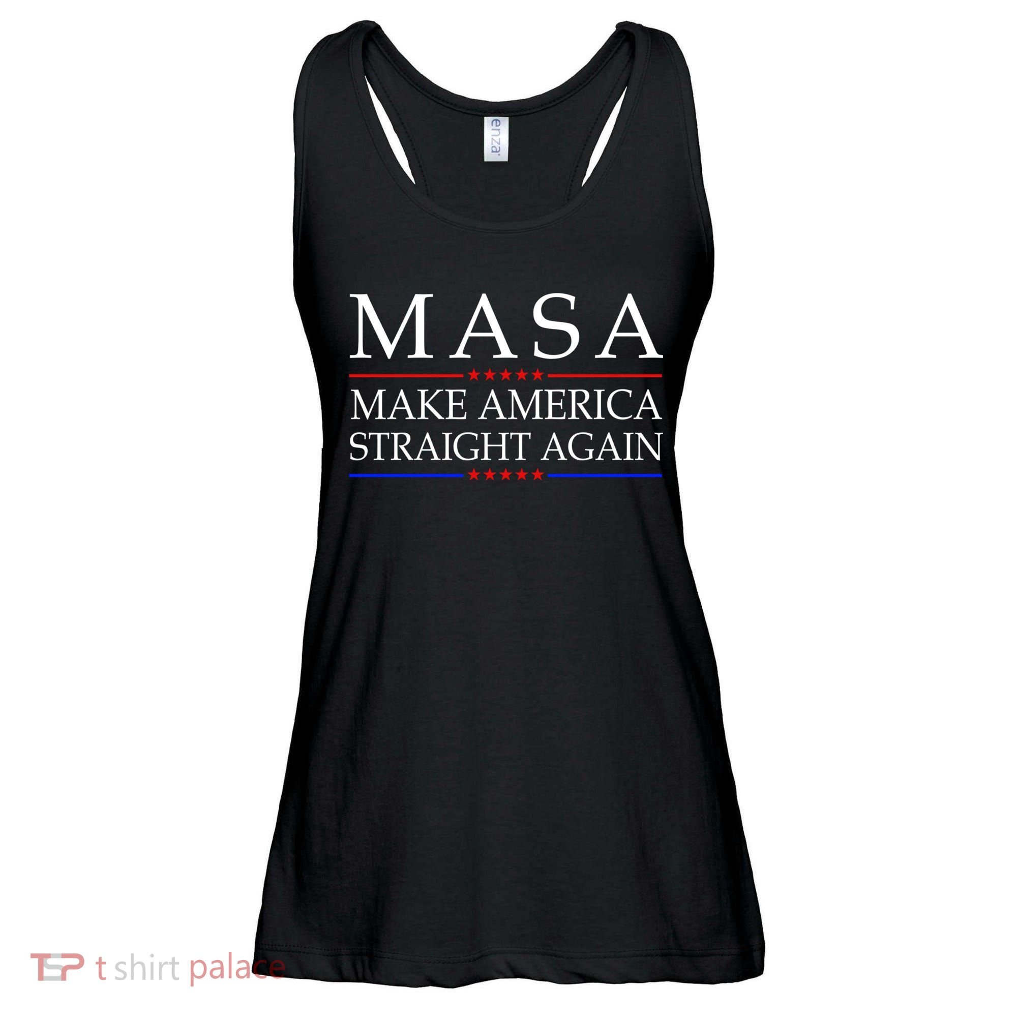 MASA Make America Straight Again Ladies Essential Flowy Tank