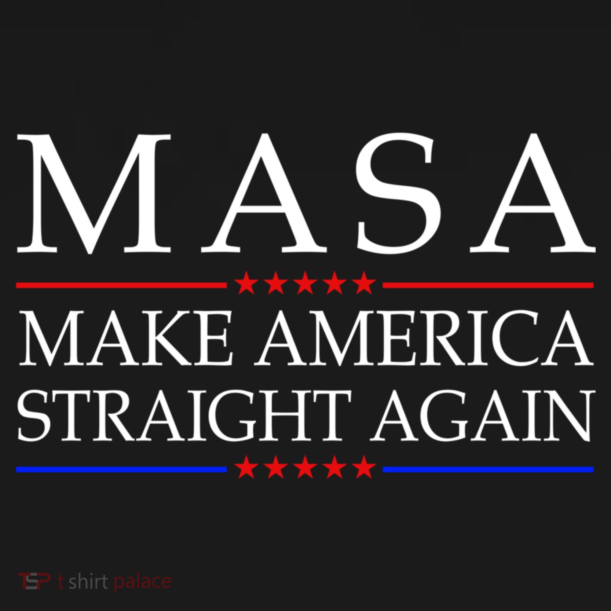 MASA Make America Straight Again Ladies Essential Flowy Tank