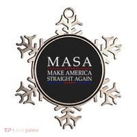 MASA Make America Straight Again Ornament thumb 0
