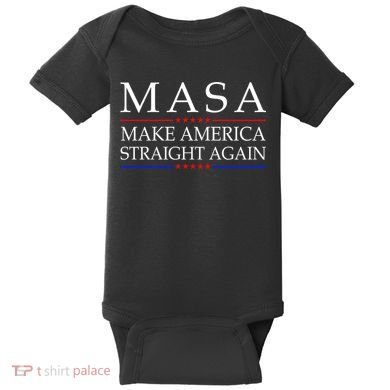 MASA Make America Straight Again Baby Bodysuit