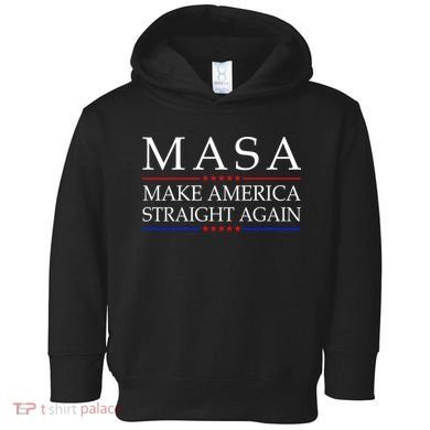 MASA Make America Straight Again Toddler Hoodie