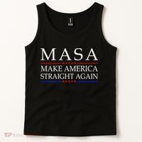MASA Make America Straight Again Tank Top thumb 2