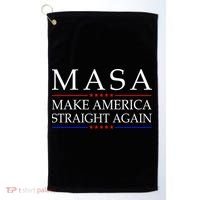 MASA Make America Straight Again Golf Towel thumb 0