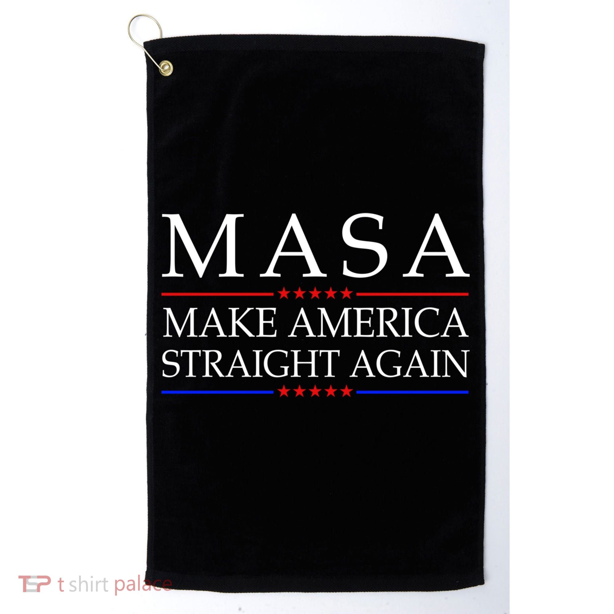 MASA Make America Straight Again Golf Towel