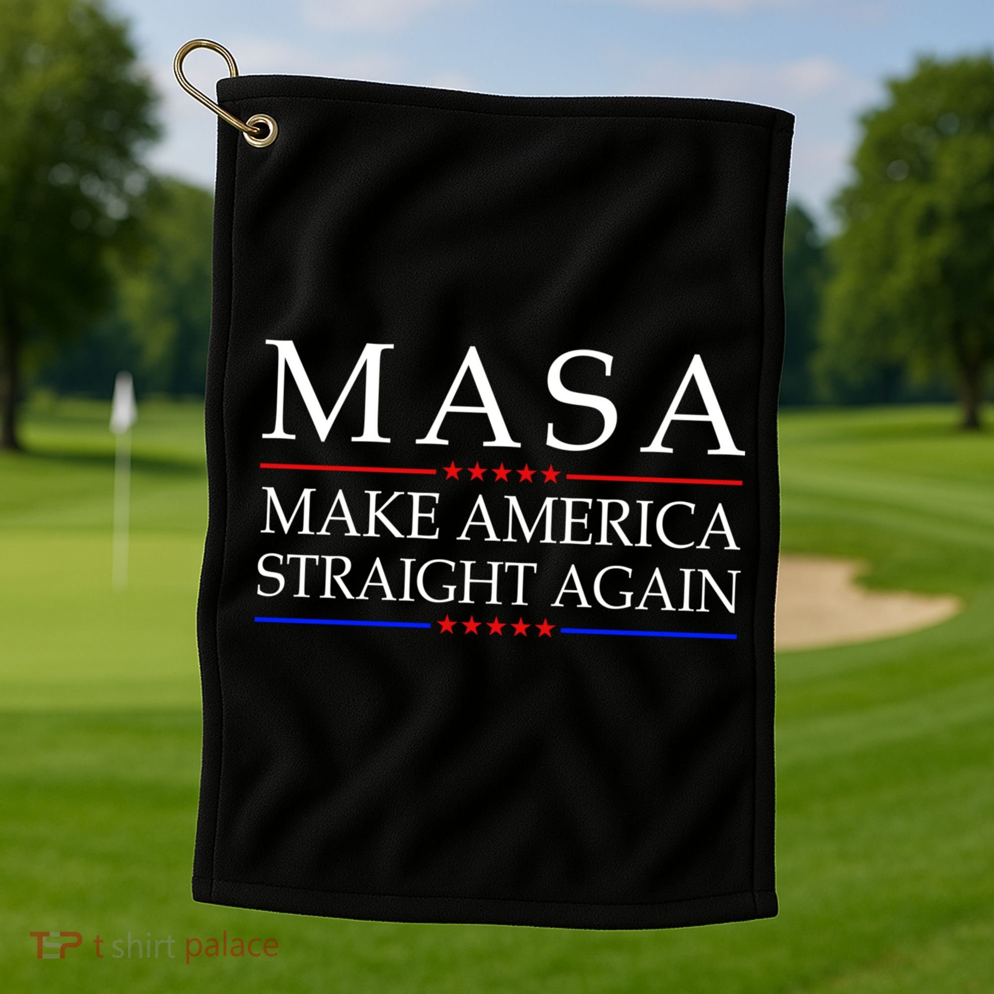 MASA Make America Straight Again Golf Towel