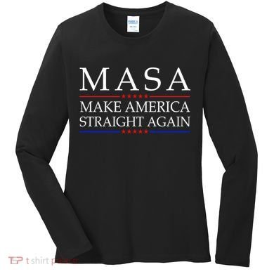 MASA Make America Straight Again Women's Long Sleeve Shirt