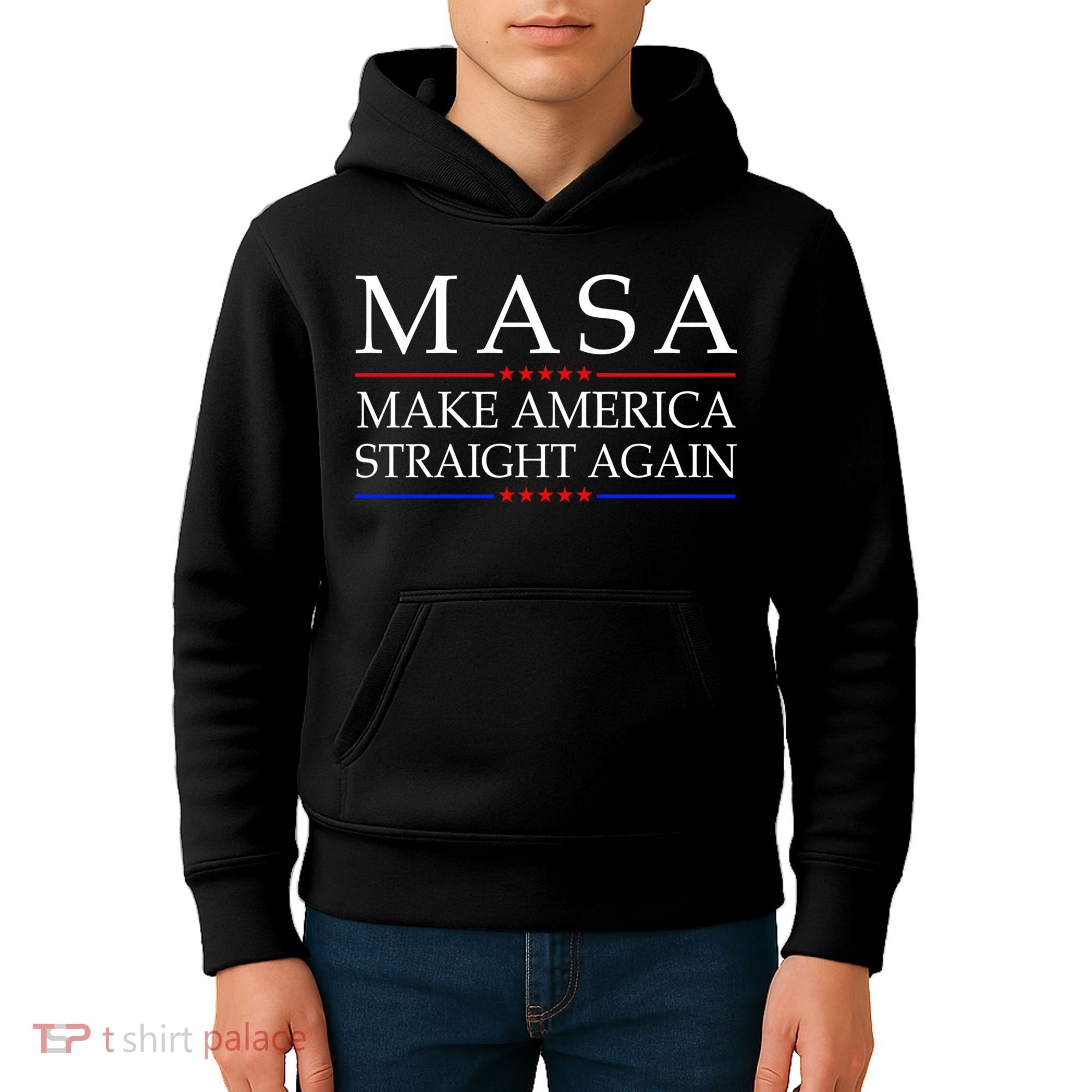 MASA Make America Straight Again Kids Hoodie