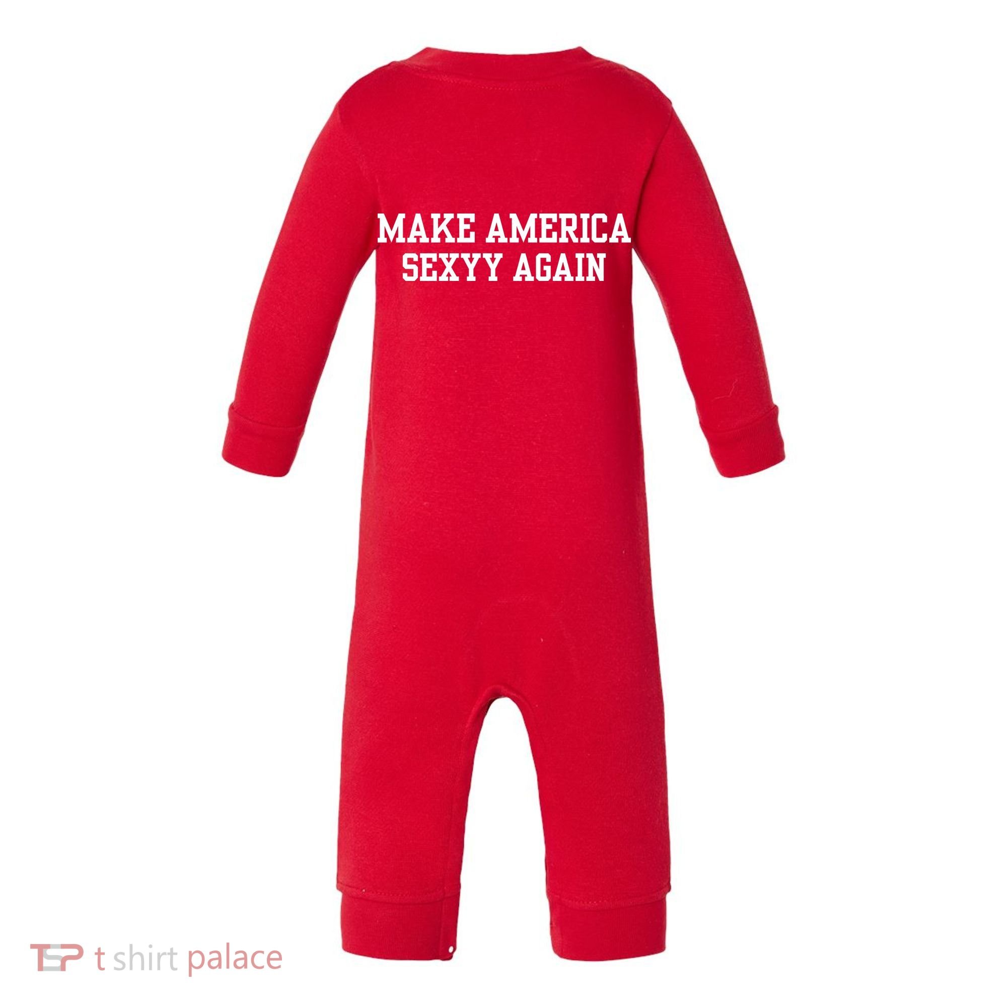 Make America Sexyy Again Infant Fleece One Piece
