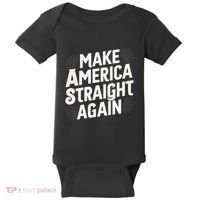 Make America Straight Again Baby Bodysuit thumb 0