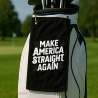 Make America Straight Again Golf Towel thumb 2