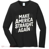 Make America Straight Again Women's Long Sleeve Shirt thumb 0