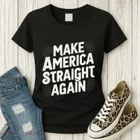 Make America Straight Again Women's T-Shirt thumb 3