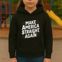 Make America Straight Again Kids Hoodie thumb 3