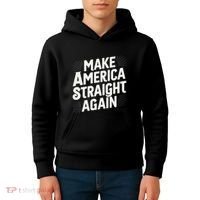 Make America Straight Again Kids Hoodie thumb 4