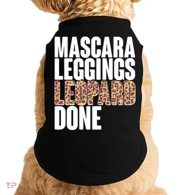Mascara Leggings Leopard Done  Doggie Tank