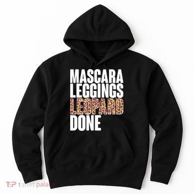Mascara Leggings Leopard Done  Hoodie
