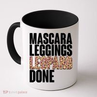 Mascara Leggings Leopard Done  Coffee Mug thumb 0