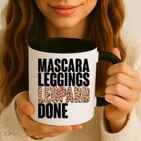 Mascara Leggings Leopard Done  Coffee Mug thumb 3