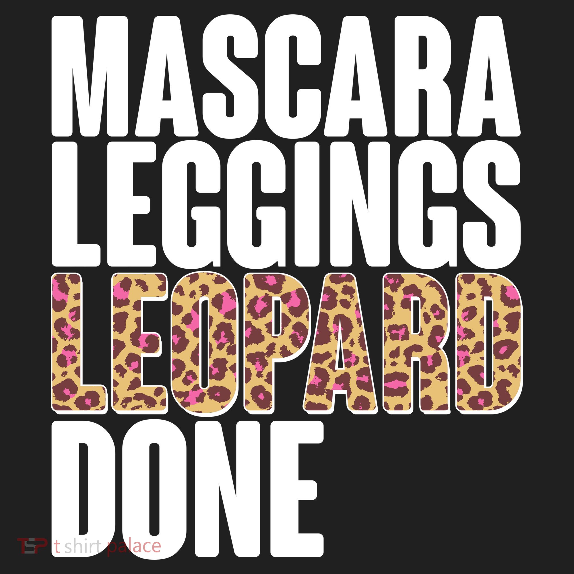 Mascara Leggings Leopard Done  Tumbler