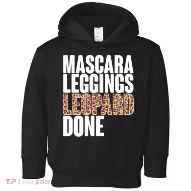 Mascara Leggings Leopard Done  Toddler Hoodie