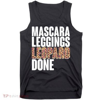 Mascara Leggings Leopard Done  Tank Top