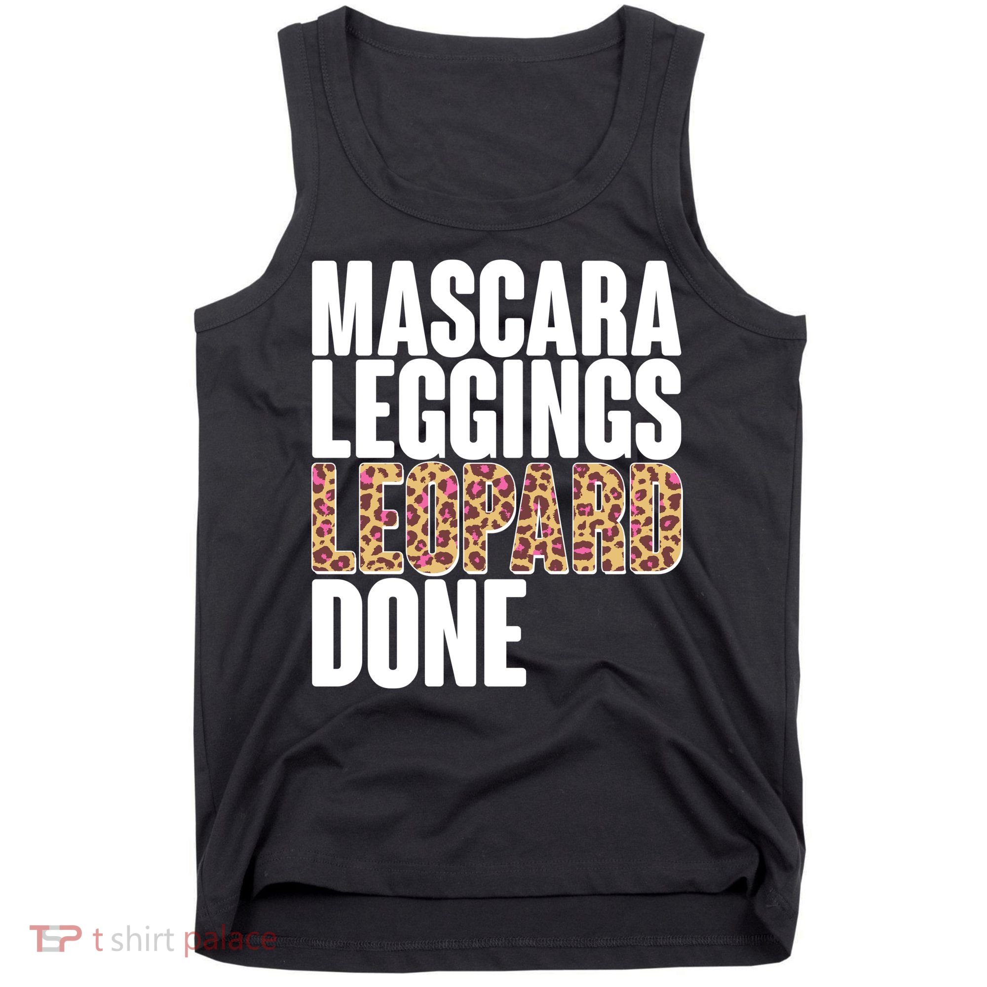 Mascara Leggings Leopard Done  Tank Top