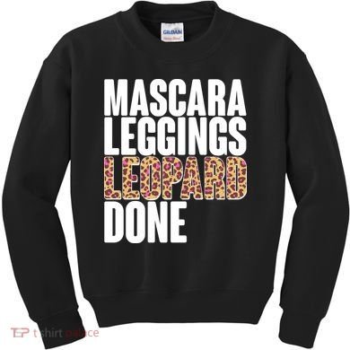 Mascara Leggings Leopard Done  Kids Sweatshirt