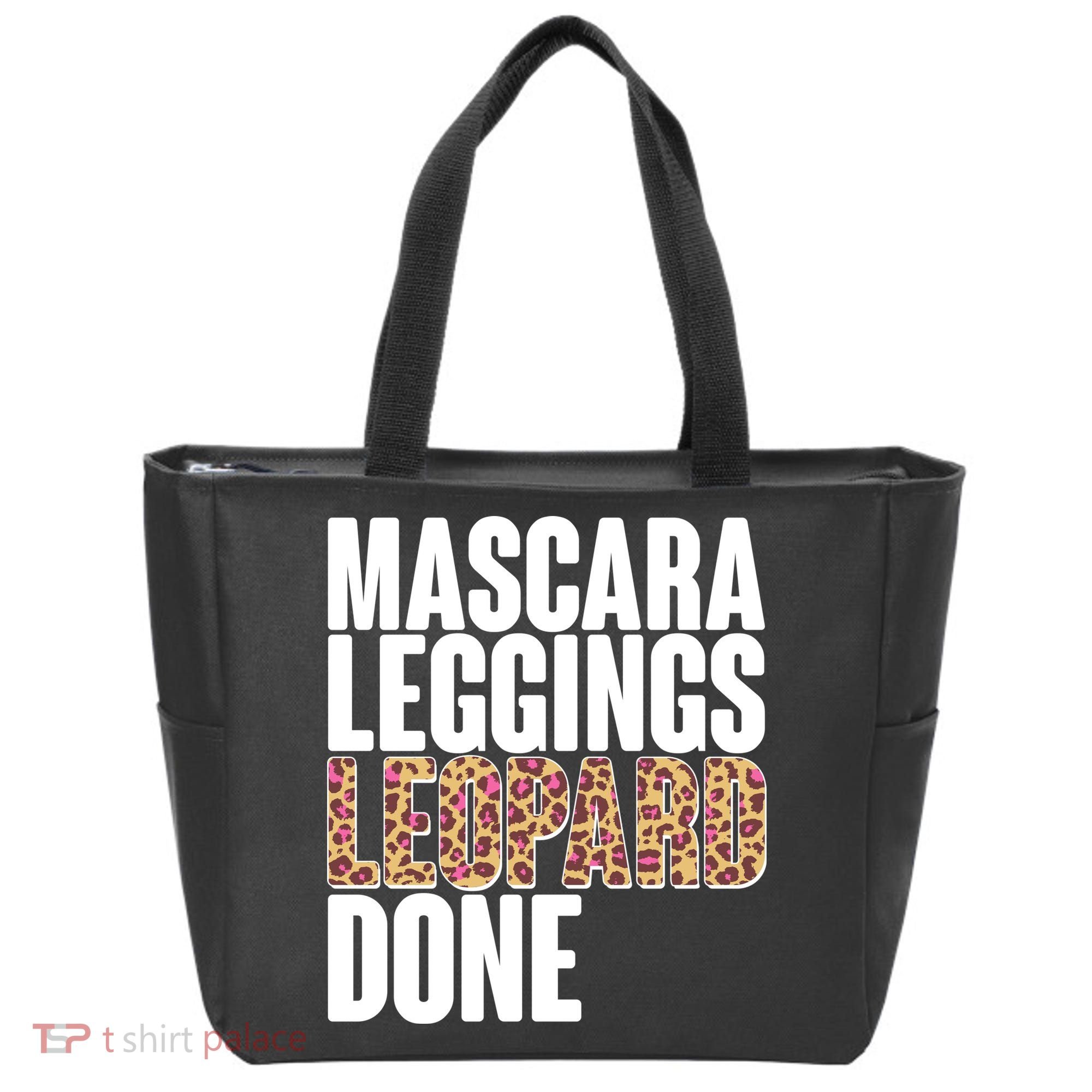 Mascara Leggings Leopard Done  Tote Bag