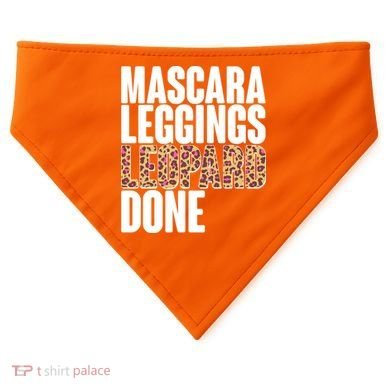 Mascara Leggings Leopard Done  USA-Made Doggie Bandana