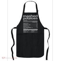 Mashed Potato Nutritional Facts Funny Thanksgiving Apron thumb 0
