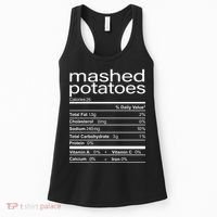 Mashed Potato Nutritional Facts Funny Thanksgiving Women's Tank Top thumb 0