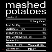 Mashed Potato Nutritional Facts Funny Thanksgiving Women's T-Shirt thumb 6