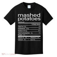 Mashed Potato Nutritional Facts Funny Thanksgiving Kids T-Shirt thumb 0