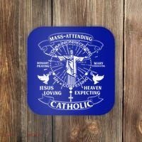 Mass Attending Catholic  Coaster thumb 0